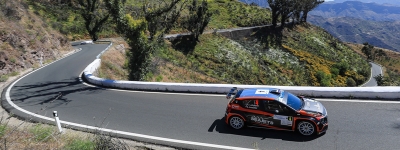 Lukyanuk-Arnautov are leading the Rally Islas Canarias after a fierce competition in Gran Canaria