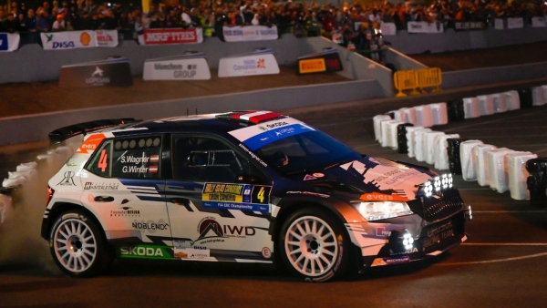 Wagner-Winter – first leaders of the 46th Rally Islas Canarias edition after having won the super special stage