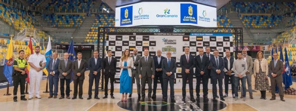 Presentation of the 46th edition of the Rally Islas Canarias at the Gran Canaria Arena
