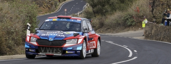 Marczyk-Gospodarczyk, the fastest team in the qualifying stage of the 45th Rally Islas Canarias