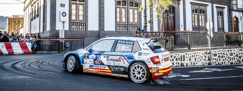 Se mantiene la pugna por el podio en el arranque de la segunda etapa del Rally Islas Canarias